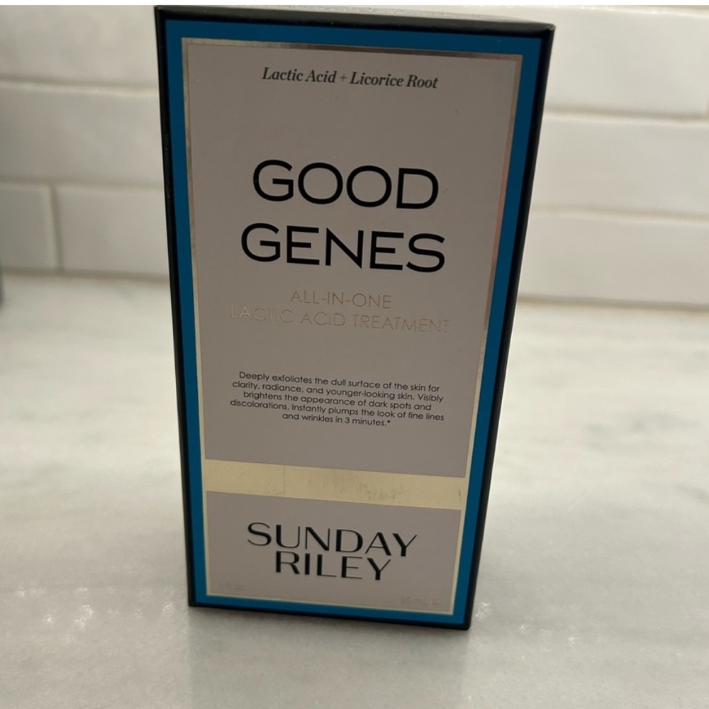 Lot of 2 Sunday Riley Good Genes New In Box 1 Fl Oz Lactic Acid Treatment